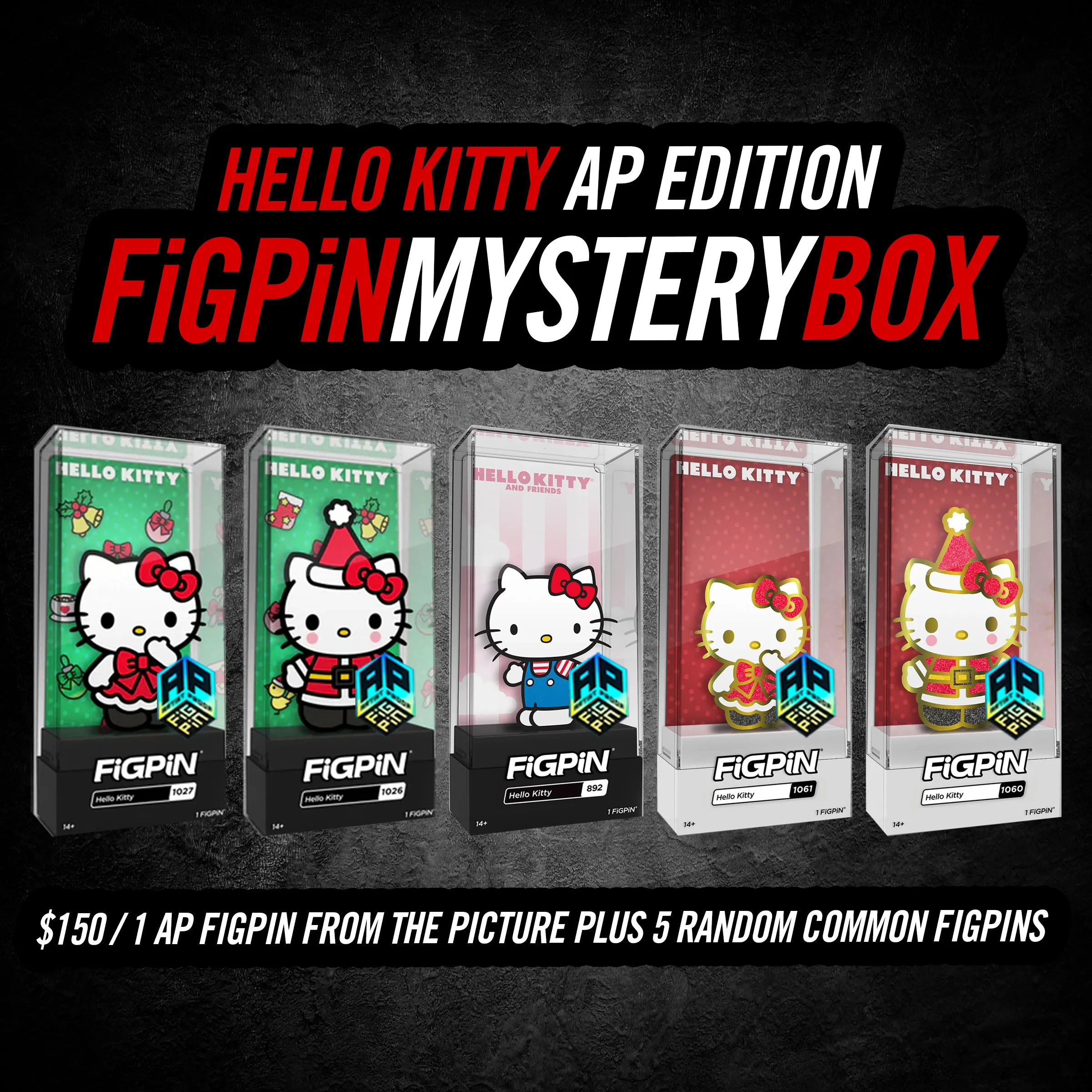 FiGPiN - HELLO KITTY AP FiGPiN Guaranteed Mystery Box (December 2022)