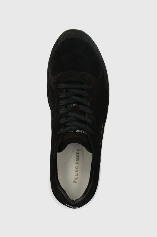 Filling Pieces suede sneakers black color