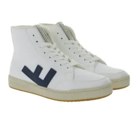 FLAMINGOS LIFE Sneakers alte da donna vecchi anni 80 scarpe per tutti i giorni eque e sostenibili realizzate in Spagna FW21O8WHI