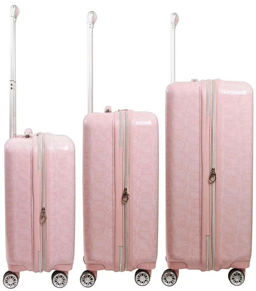 Ful Hello Kitty Pose All Over 3-Piece Luggage Set 