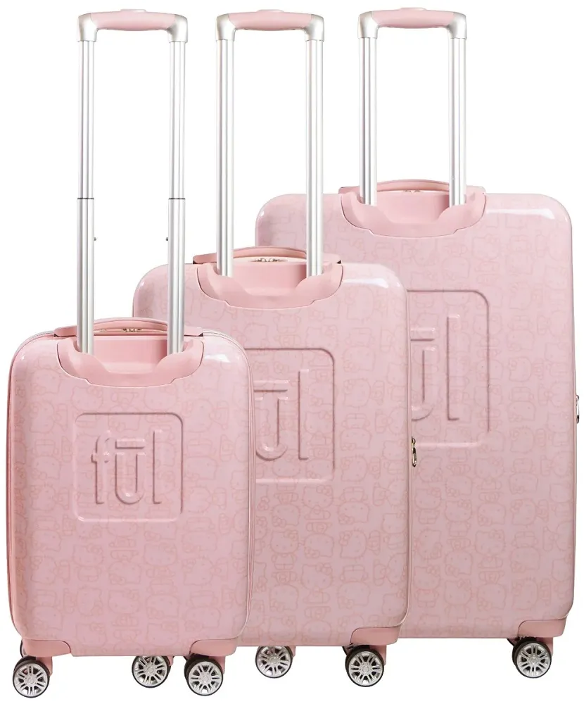 Ful Hello Kitty Pose All Over 3-Piece Luggage Set 