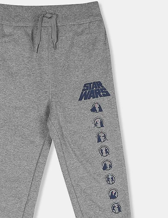 GAP Boys Grey Star Wars Graphic Pull-On Joggers