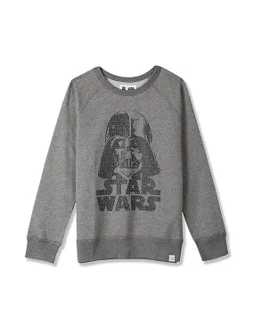 GAP Boys Grey Star Wars™ Graphic Crew Neck Sweatshirt