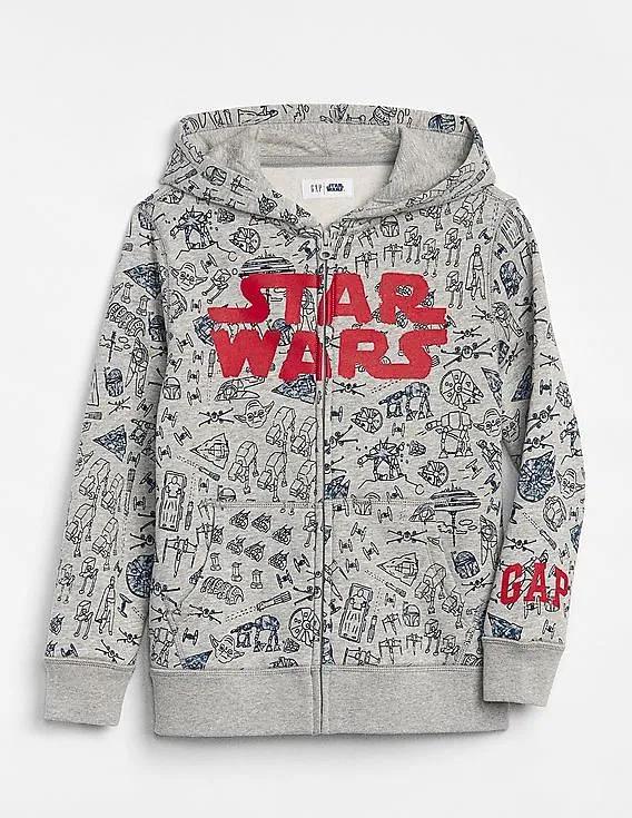 GAP Boys Grey Star Wars™ Hoodie Sweatshirt