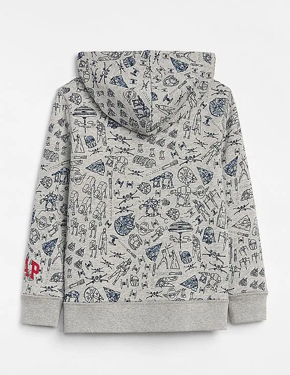 GAP Boys Grey Star Wars™ Hoodie Sweatshirt