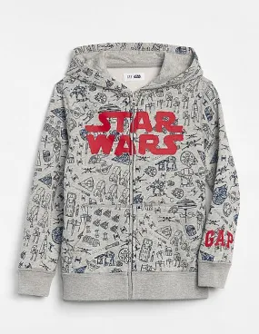 GAP Boys Grey Star Wars™ Hoodie Sweatshirt