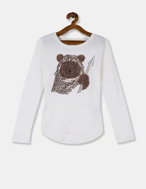 GAP Girls White Star Wars Graphic T-Shirt