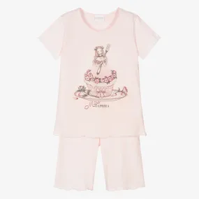 Girls Pink Short Pyjamas