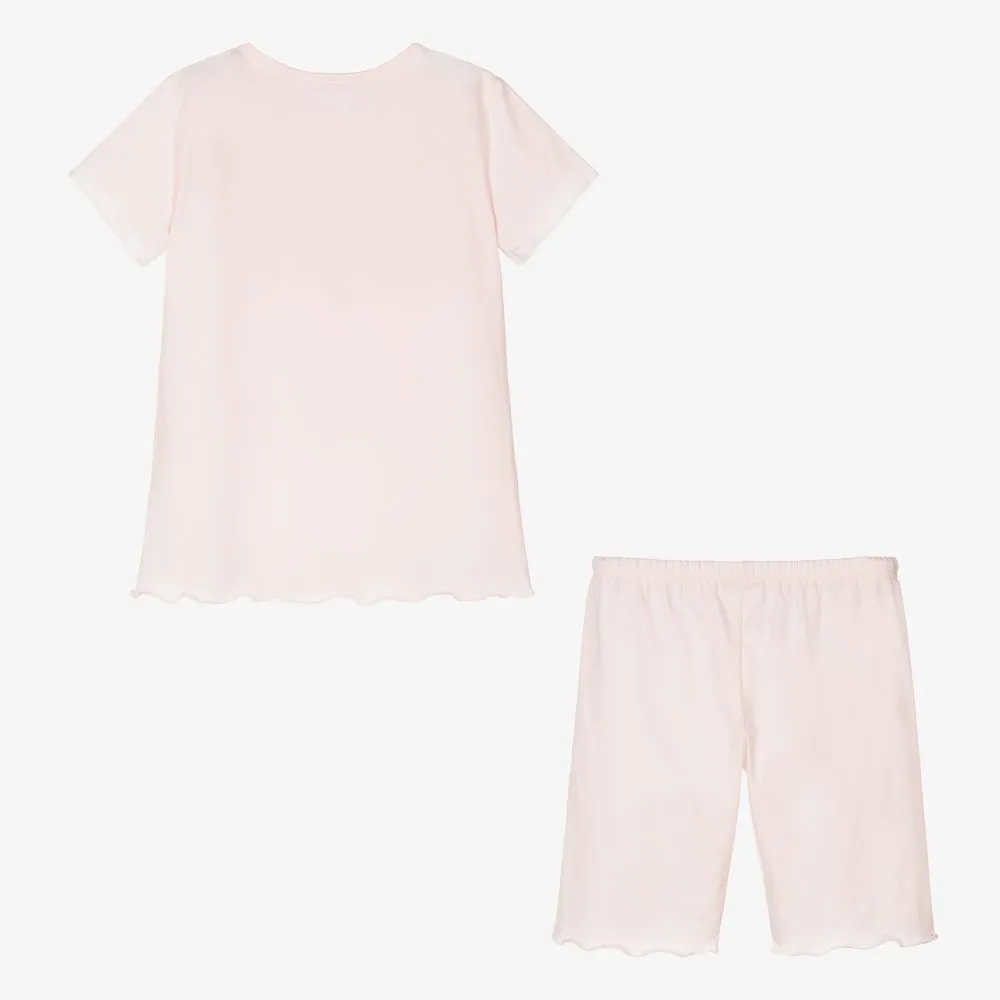 Girls Pink Short Pyjamas