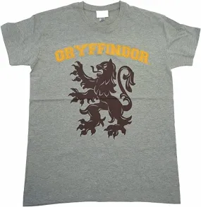 GRYFFINDOR GREY REVERSE Harry Potter T SHIRT