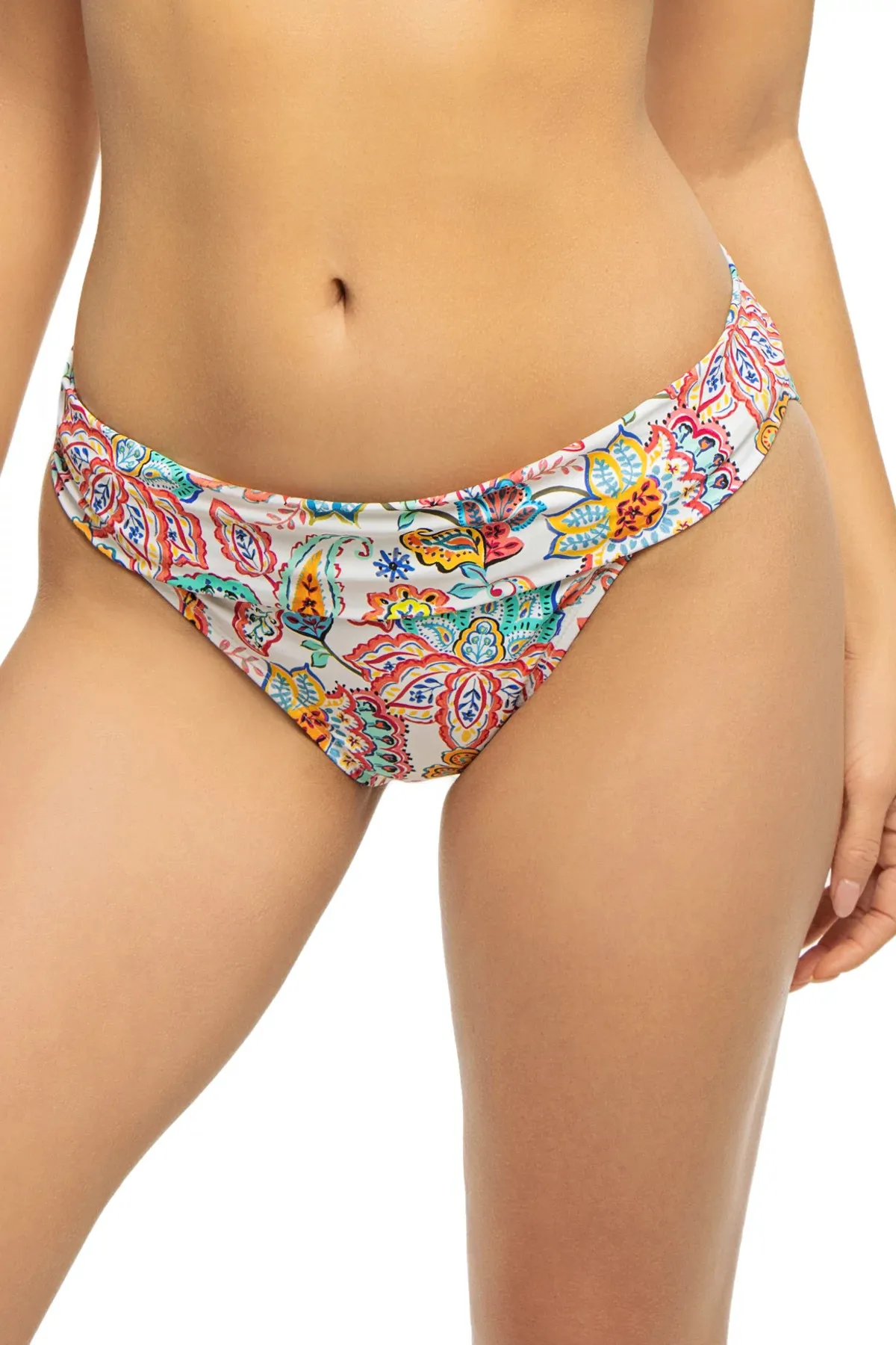 Gypsy Soul Shirred Band Hipster Bikini Bottom