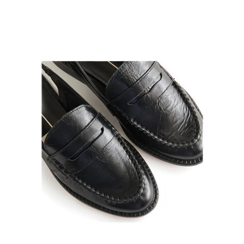 Hardi Wide Loafers- Midnight