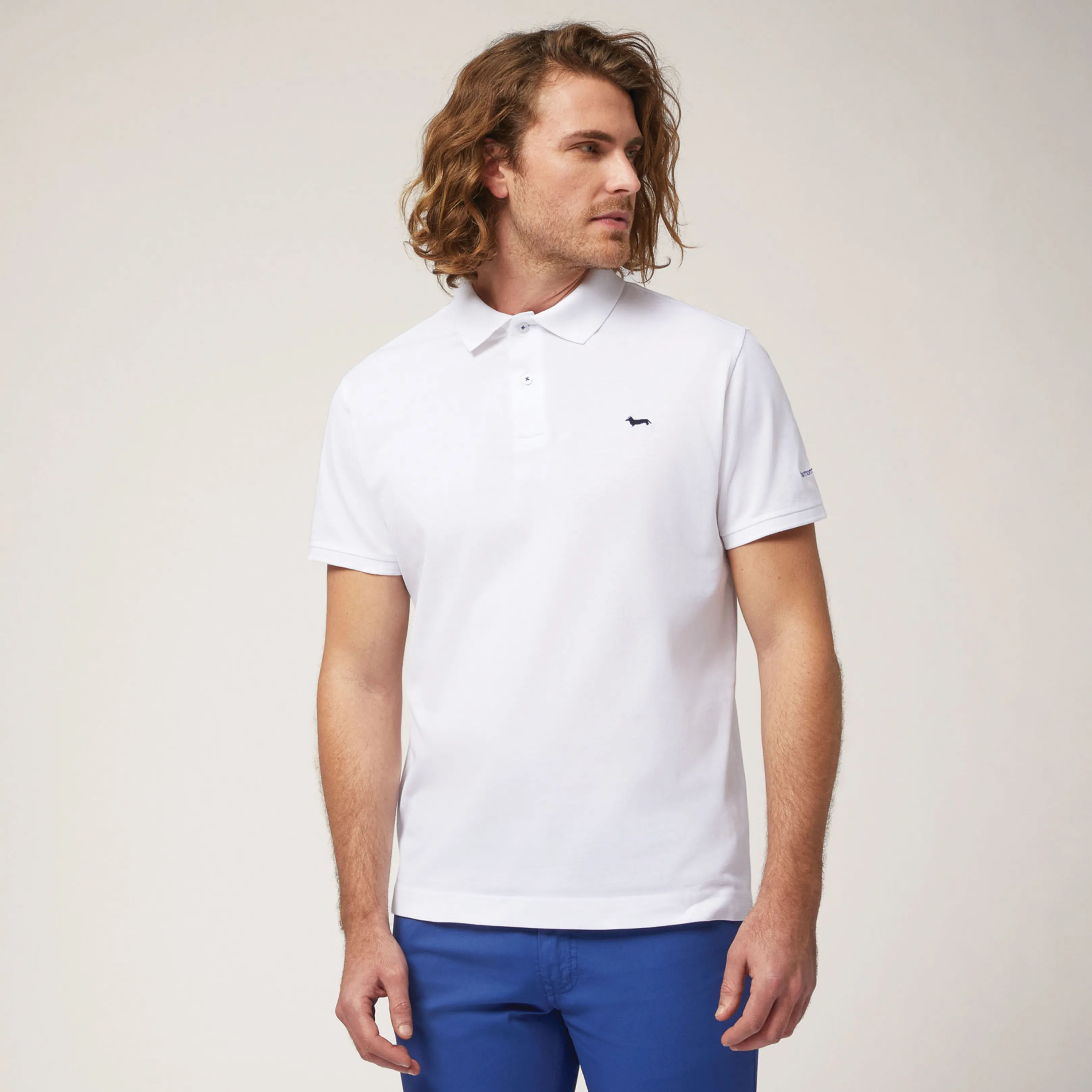 Harmont & Blaine Basic Stretch Polo - White