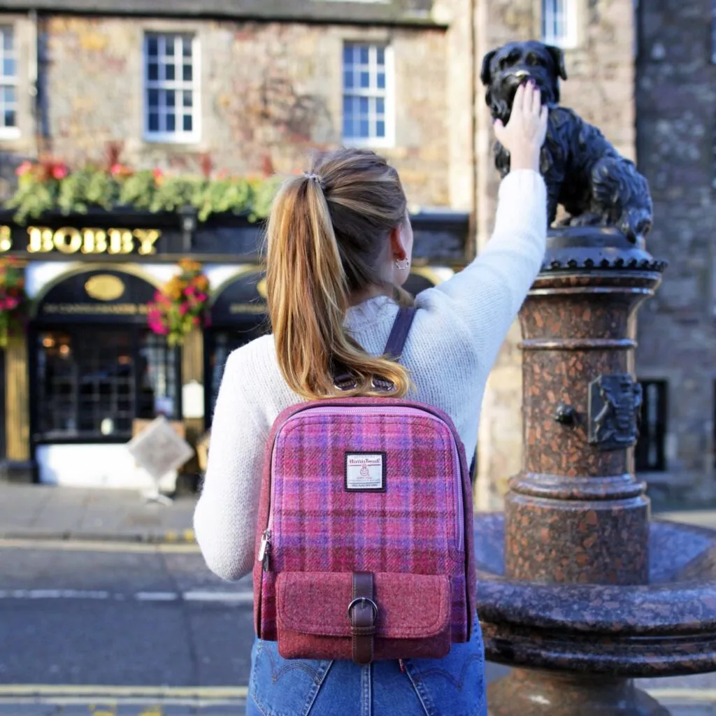 Harris Tweed 'Naver' Backpack in MacLeod Tartan