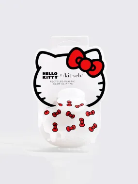 Hello Kitty XL Puffy Claw Clip - Kitty Bows