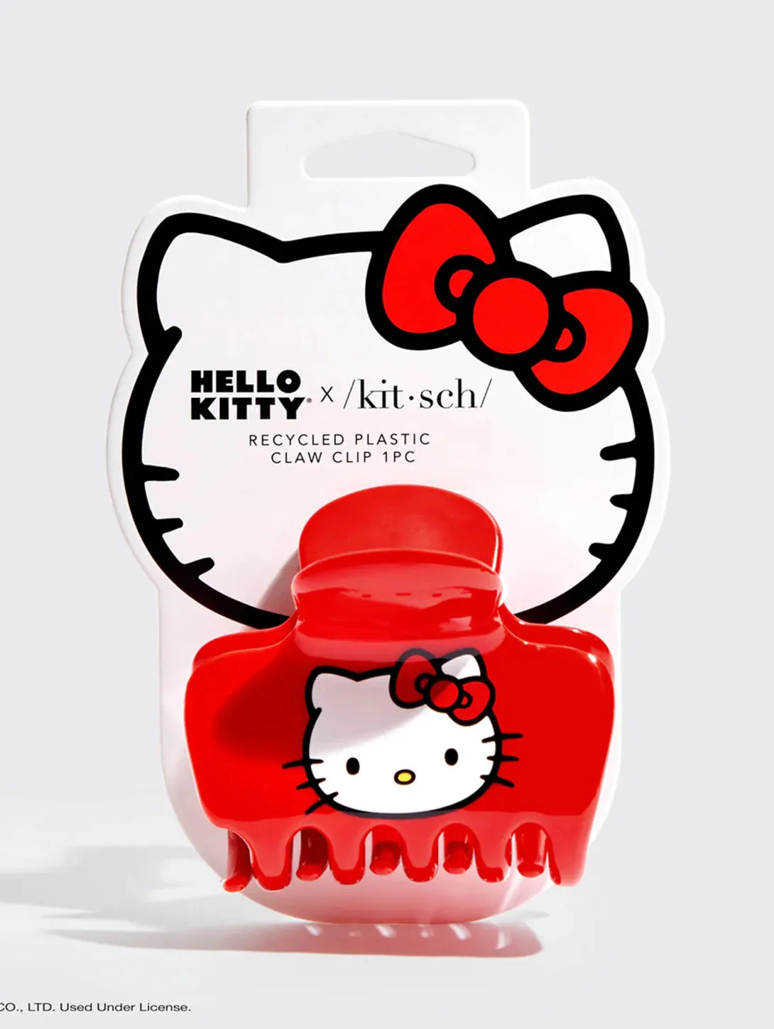 Hello Kitty XL Puffy Claw Clip - Kitty Face