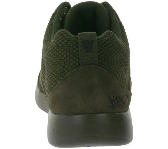 K1X | Kickz RS 93 X-Knit sneakers lifestyle da uomo, scarpe stringate leggere 1171-0300/7020 verde