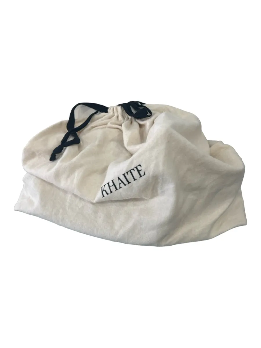 Khaite Cream White Leather Shoulder Bag Hobo Tote Dustbag Inc. Bag