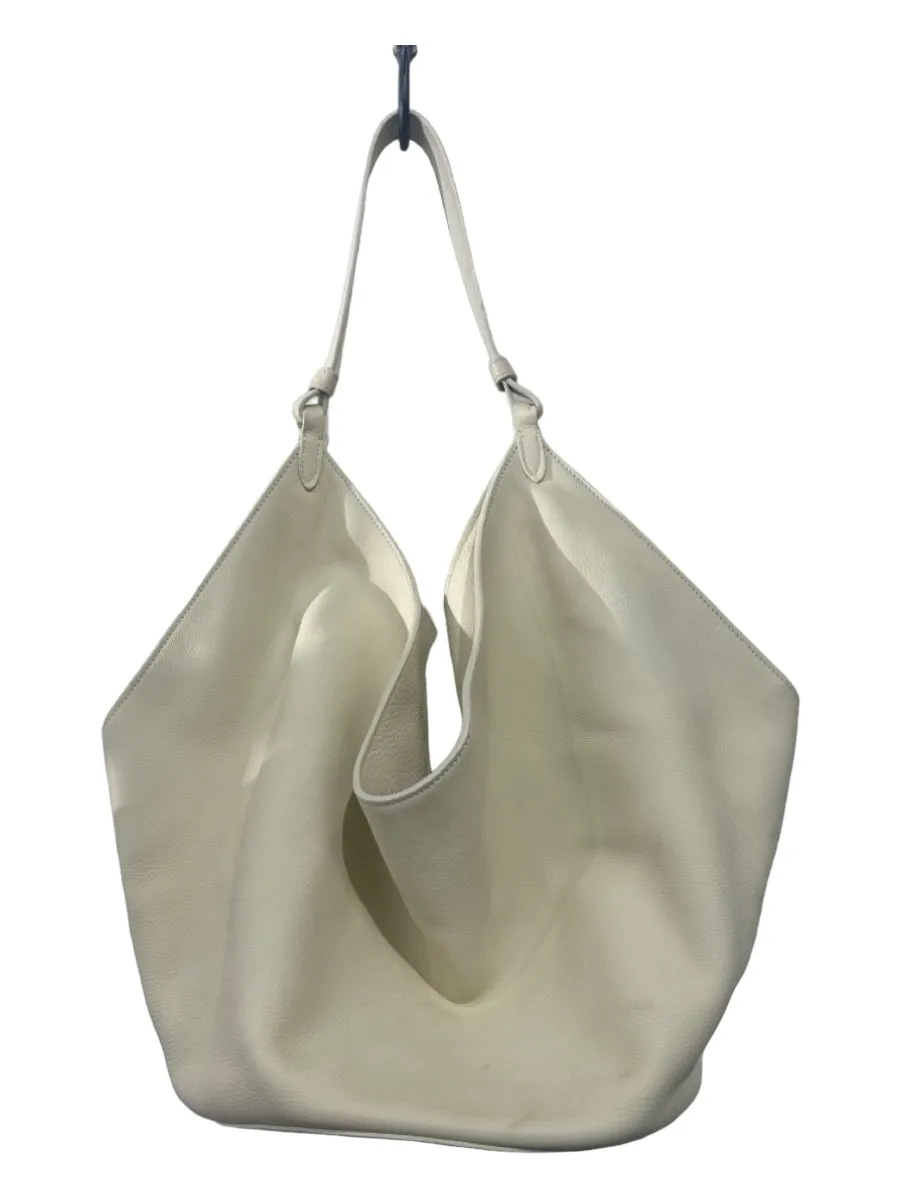 Khaite Cream White Leather Shoulder Bag Hobo Tote Dustbag Inc. Bag