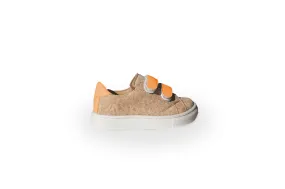 Kid Orange Velcro | Cork Shoes