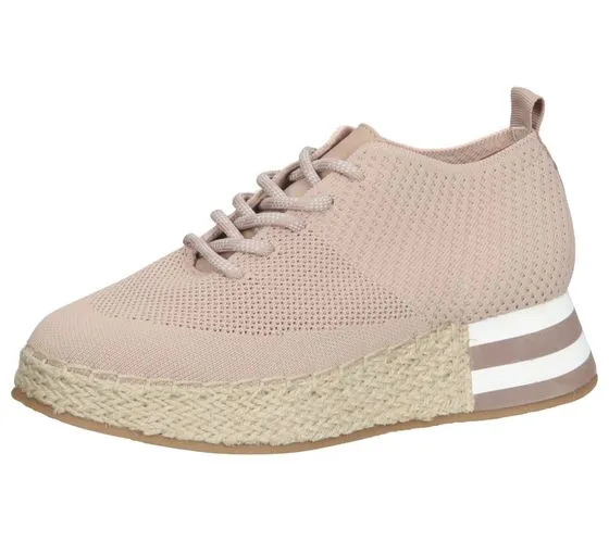 La Strada scarpe da donna in vera pelle sneakers per il tempo libero alla moda stile espadrillas 1902367-4523 rosa