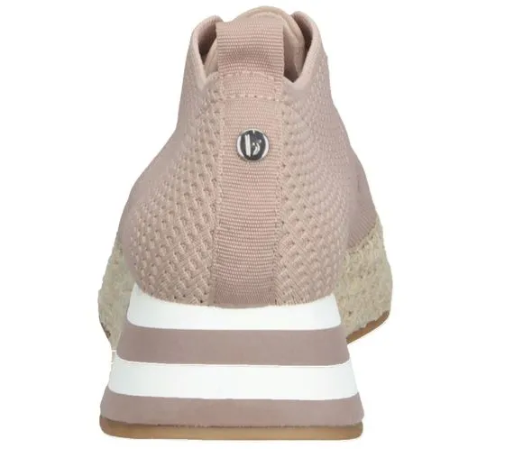 La Strada scarpe da donna in vera pelle sneakers per il tempo libero alla moda stile espadrillas 1902367-4523 rosa