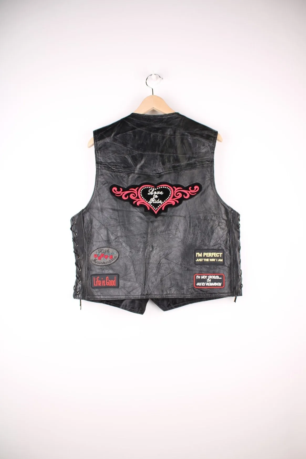 Leather Biker Vest