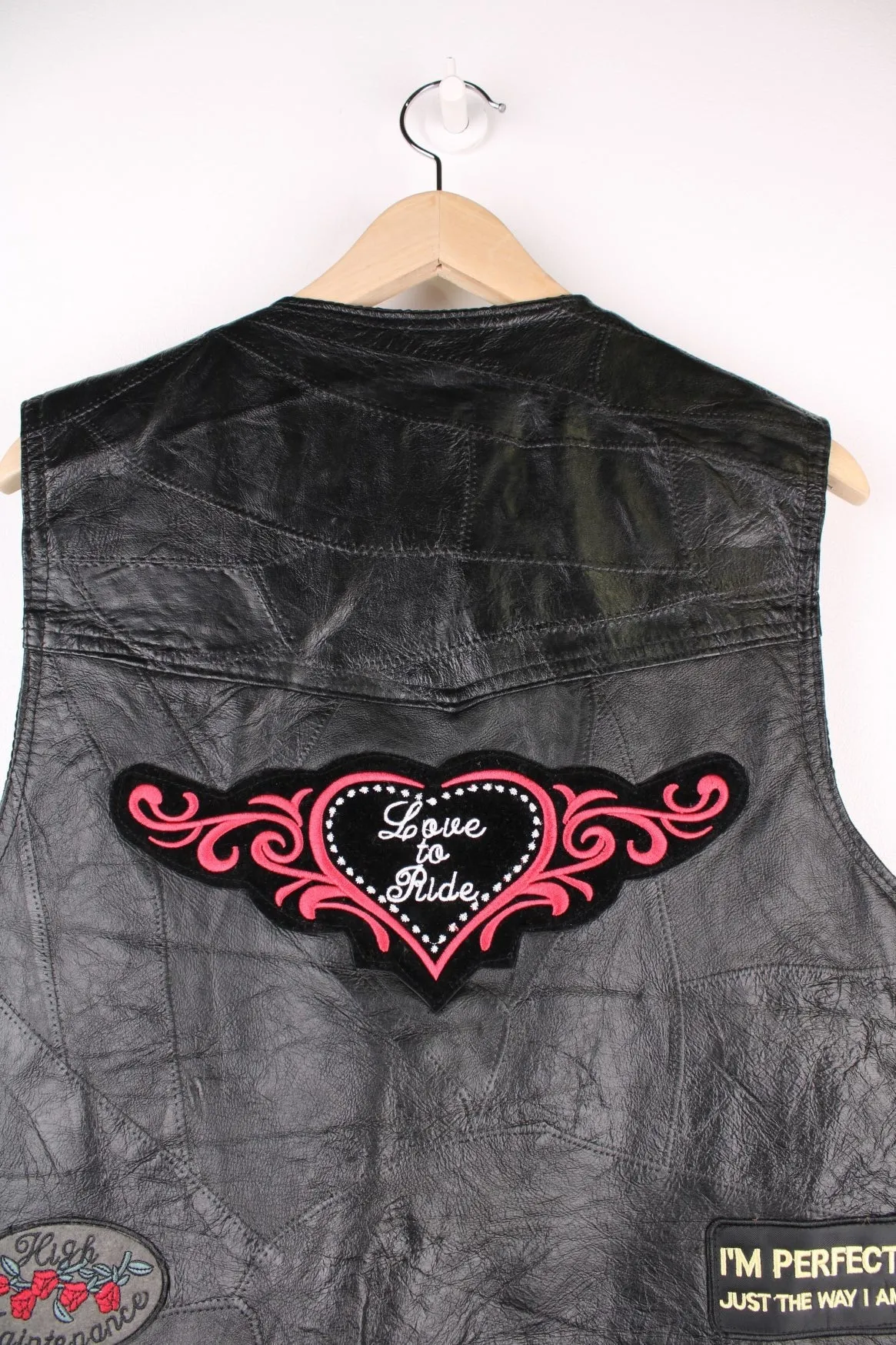 Leather Biker Vest