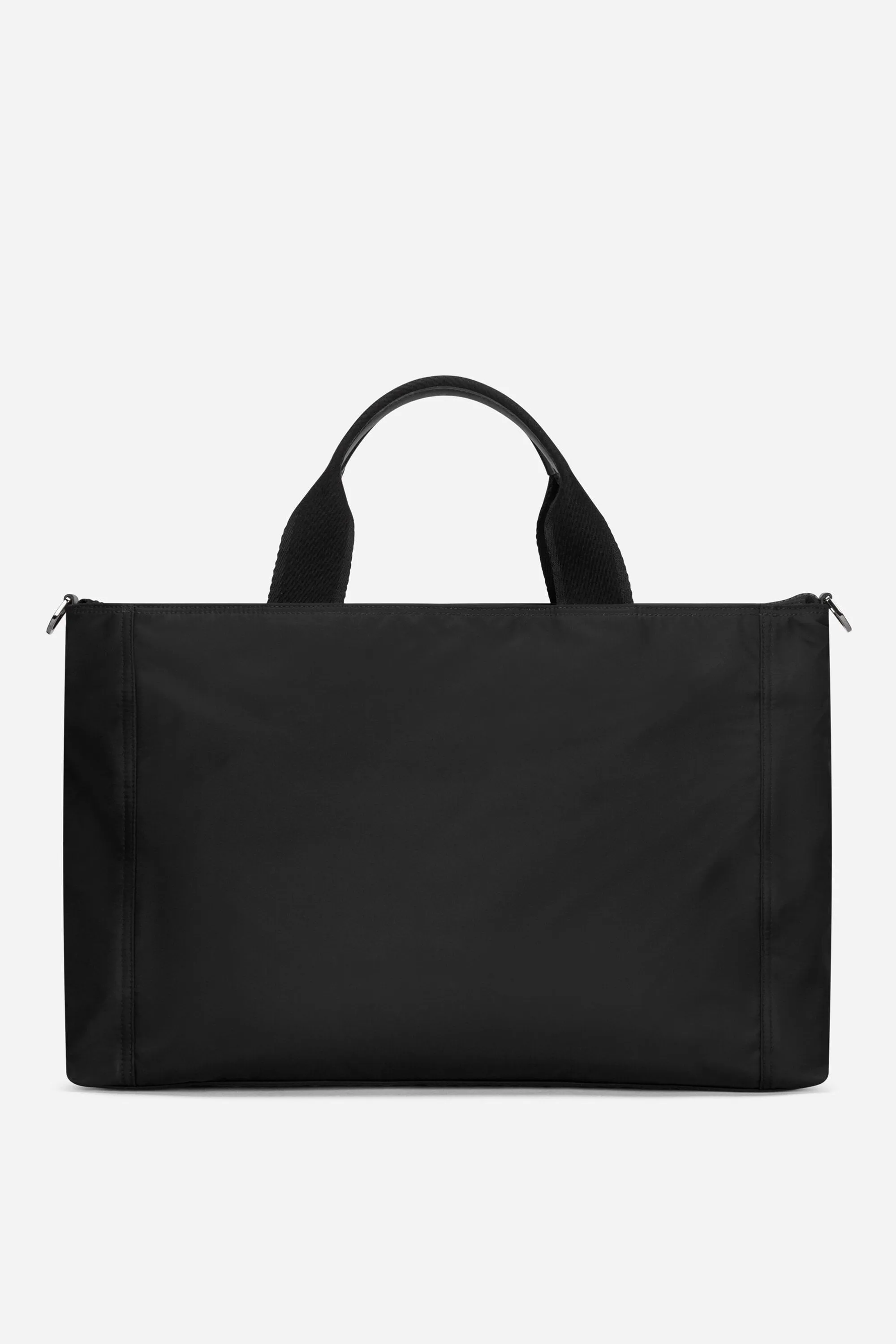 Logo Embellished Weekend Bag Black