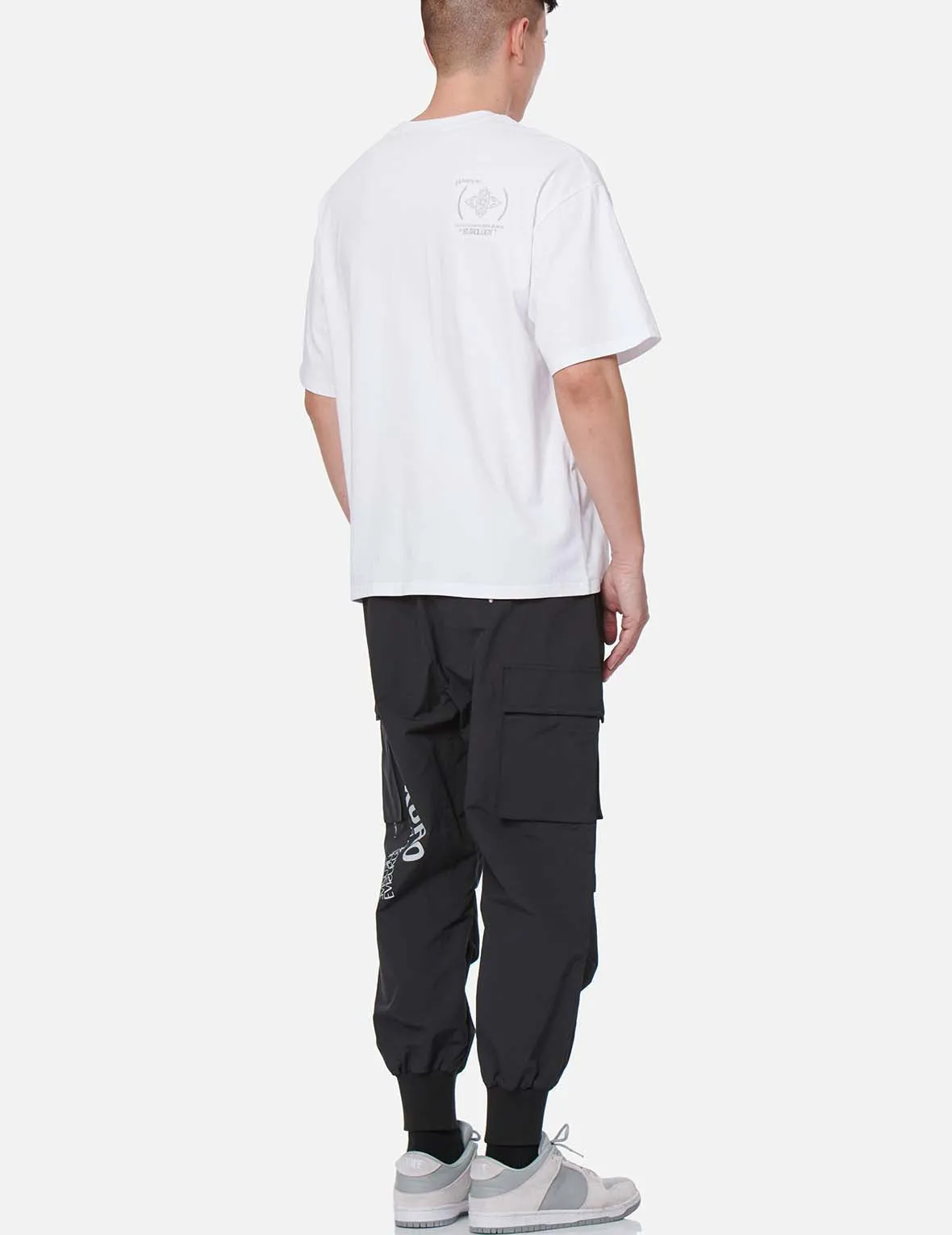 Logo Embroidery Cargo Pants