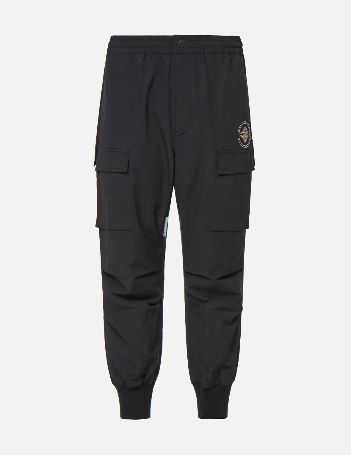 Logo Embroidery Cargo Pants