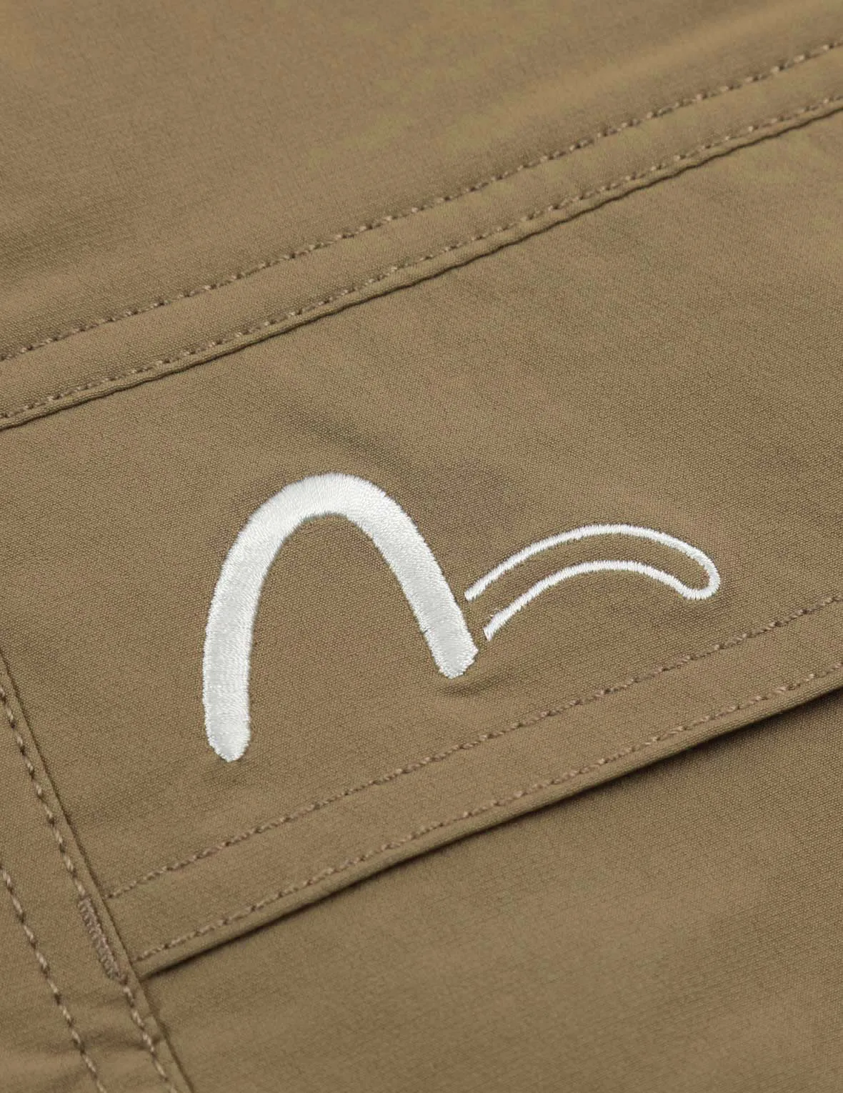 Logo Embroidery Regular Fit Cargo Pants