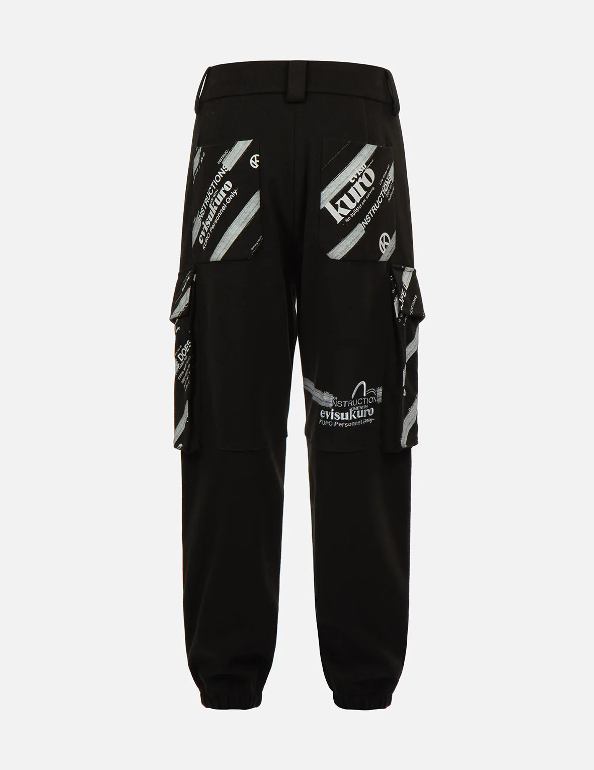 Logo Printed Pannels Cargo Pants