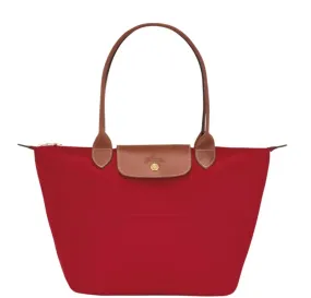 Longchamp Le Pliage Tote Bag Red- Recycled Canvas