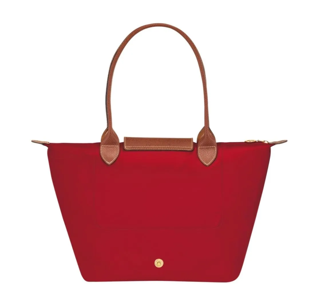 Longchamp Le Pliage Tote Bag Red- Recycled Canvas