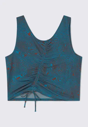 Luca Tank - mosaic blue