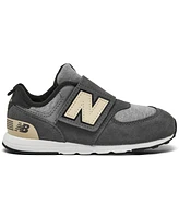 Macy's New Balance Toddler Kids' 574 Grey Days Fastening Strap Casual Sneakers from Finish Line