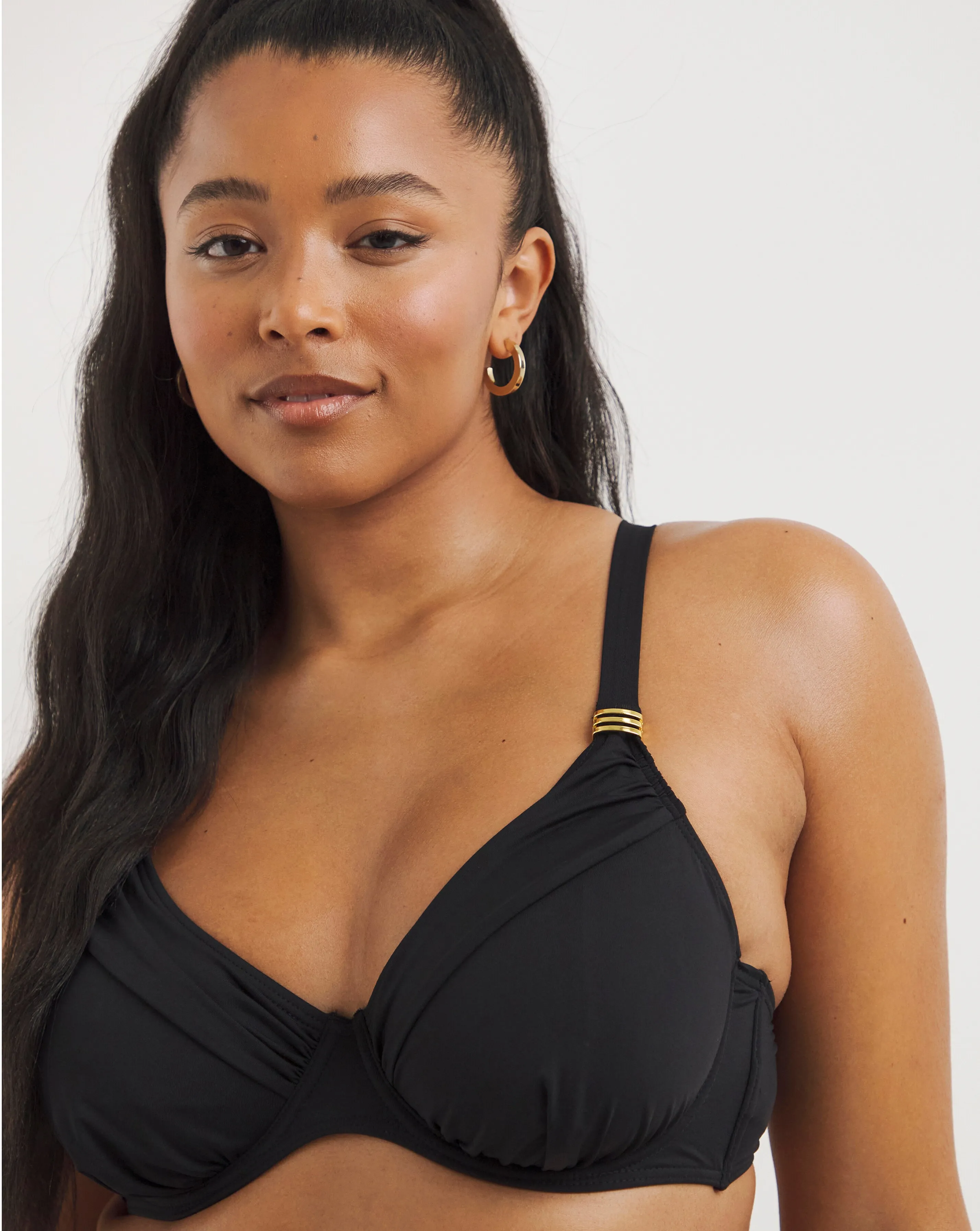 MAGISCULPT Underwired Plunge Bikini Top | Simply Be