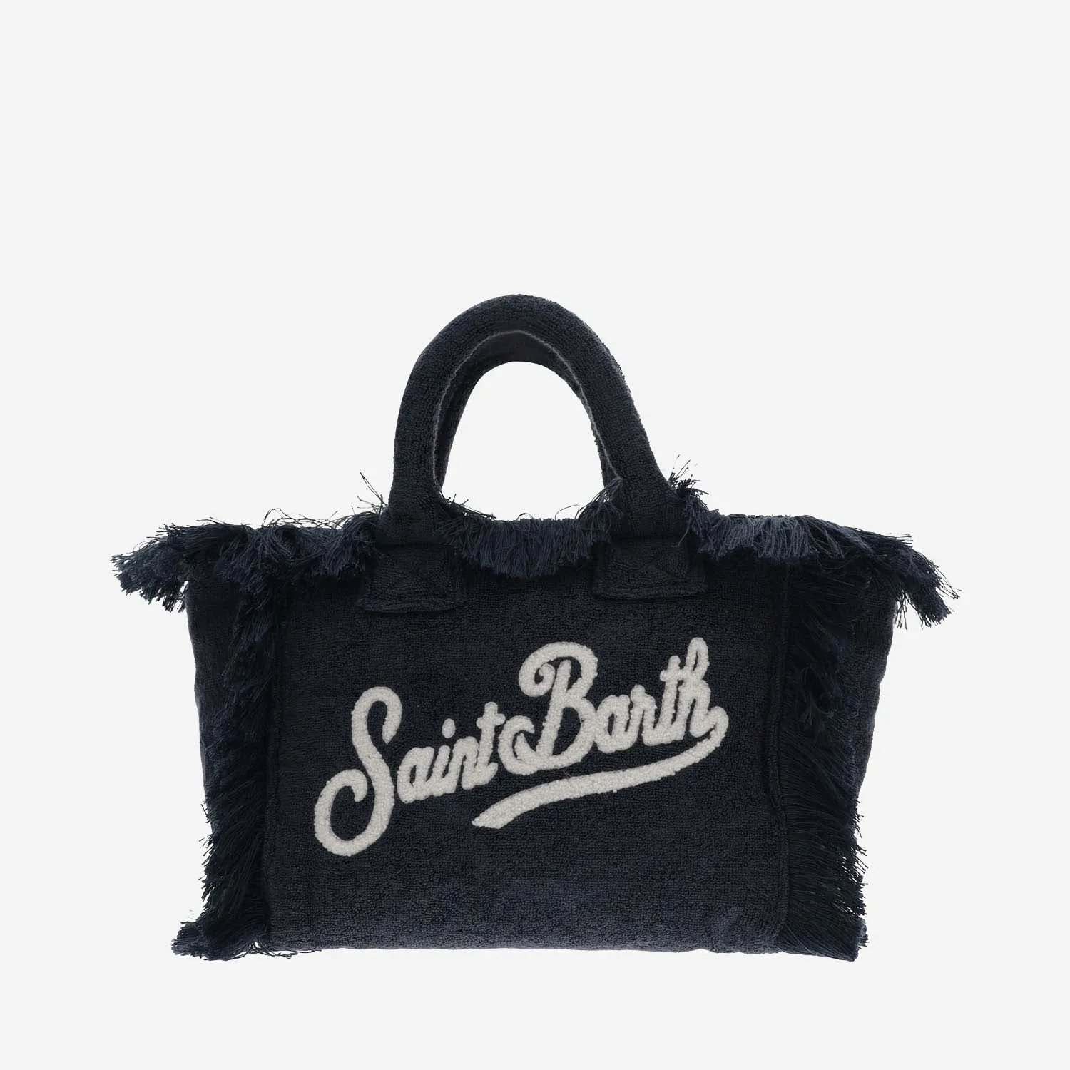 Mc2 Saint Barth    Mc2 Saint Barth Colette Terry Cloth Tote Bag With Embroidery