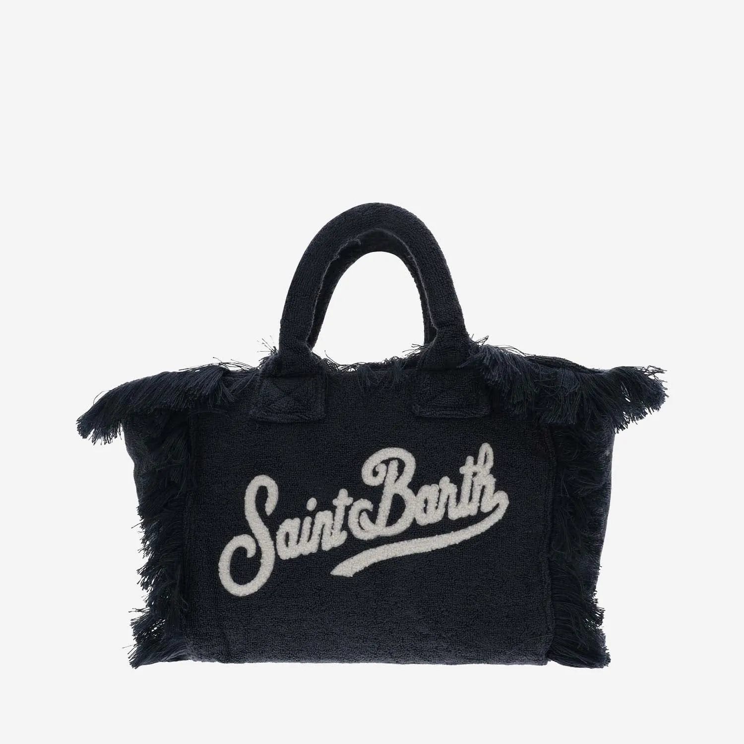 Mc2 Saint Barth    Mc2 Saint Barth Colette Terry Cloth Tote Bag With Embroidery