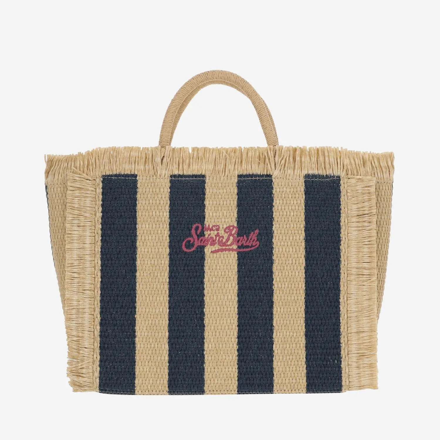 Mc2 Saint Barth    Mc2 Saint Barth Colette Tote Bag With Striped Pattern