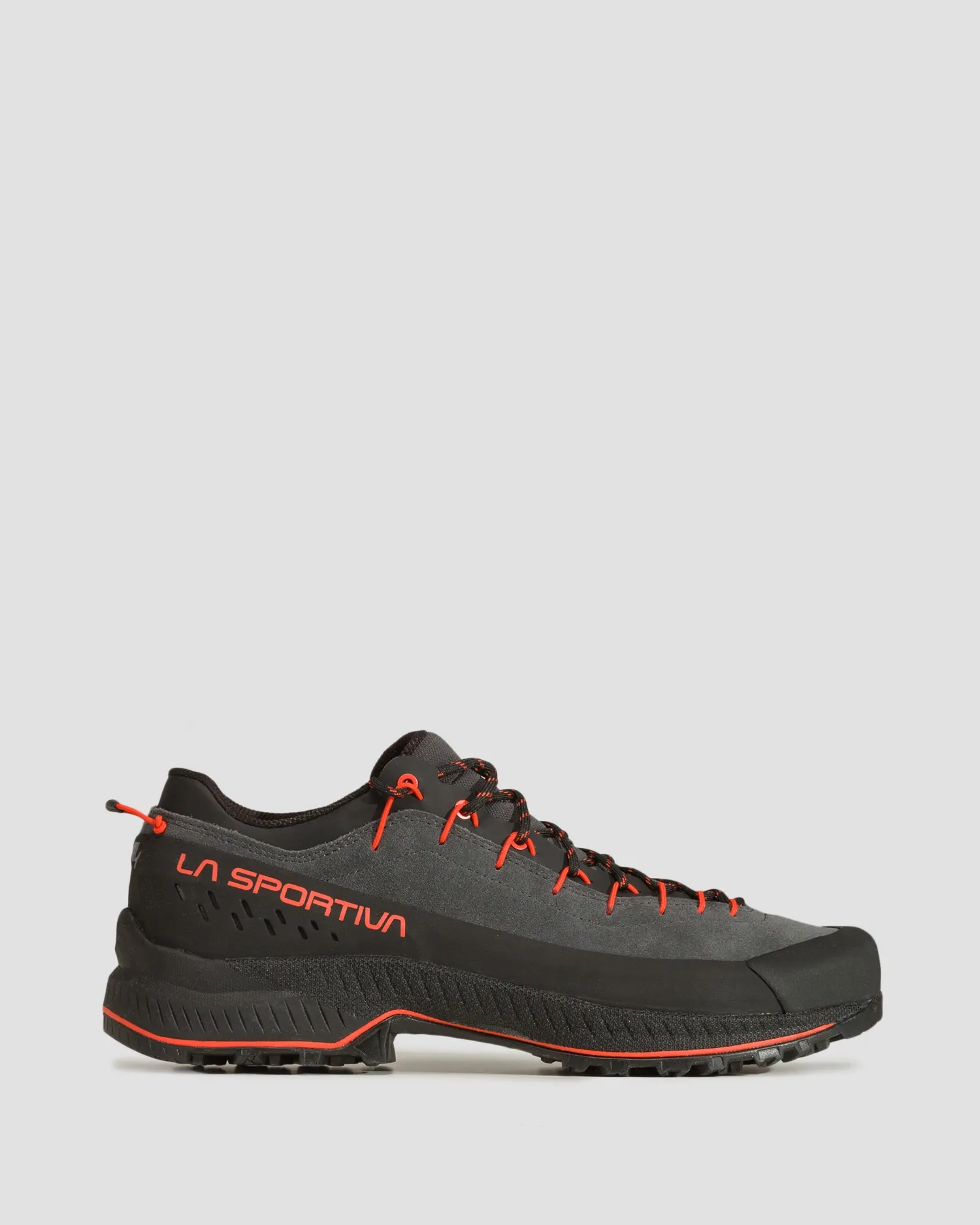 Men's grey climbing shoes La Sportiva TX4 Evo 37b900322-carboncherrytomato