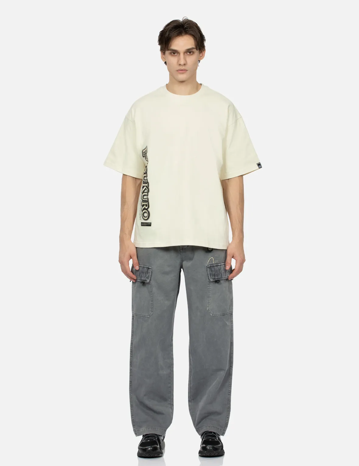 Monogram Pockets Loose Fit Cargo Pants