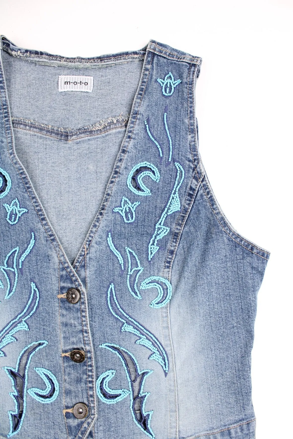 Moto Denim Vest