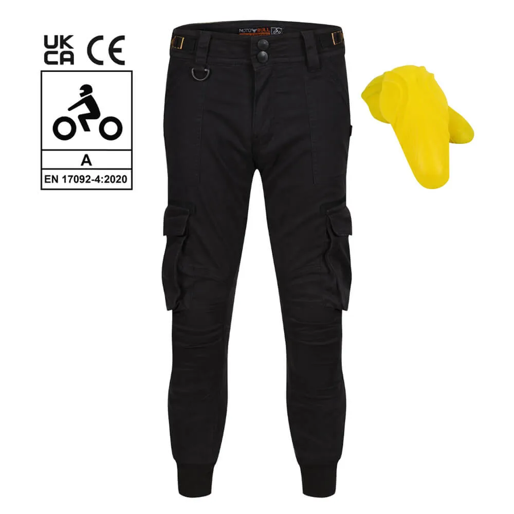 MotoBull | Ryan Cargo Pants - Black