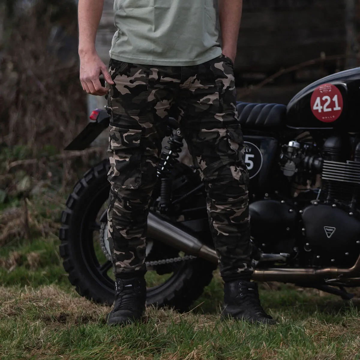 MotoBull | Ryan Cargo Pants - Camo