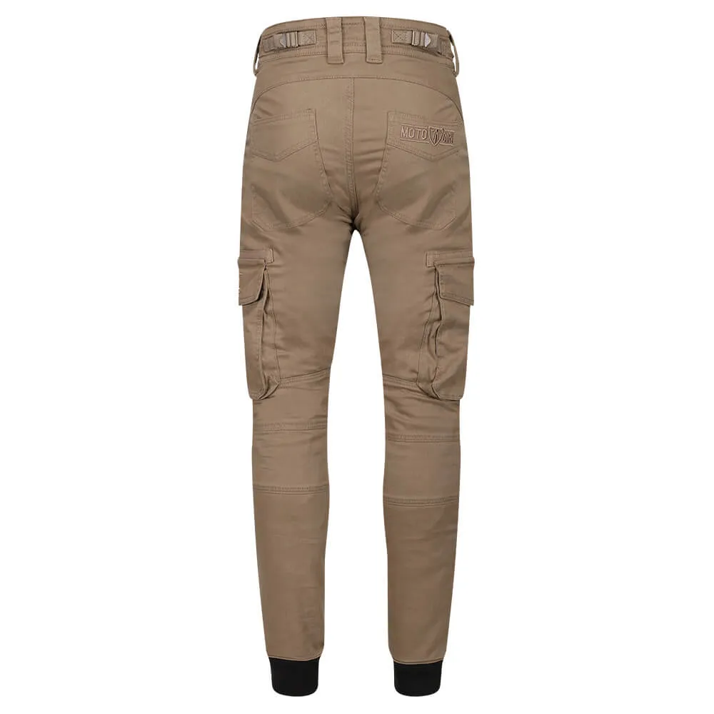 MotoGirl | Lara Cargo Pants - Beige