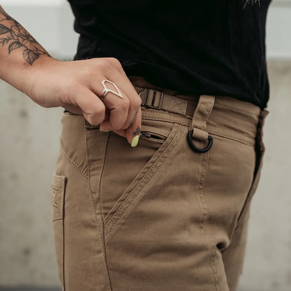 MotoGirl | Lara Cargo Pants - Beige