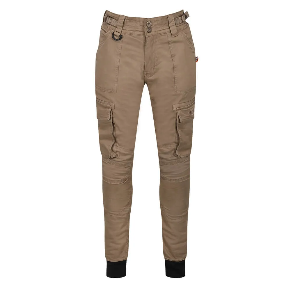 MotoGirl | Lara Cargo Pants - Beige