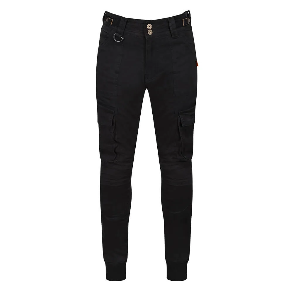 MotoGirl | Lara Cargo Pants - Black